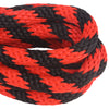 58 SOLID BRAID RED AND BLACK CLOSE UP