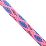 5 8 Solid Braid Pink w Blue Diamond & Plum Tracer super closeup