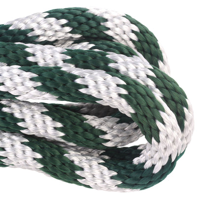 5 8 Solid Braid White & Hunter Closeup