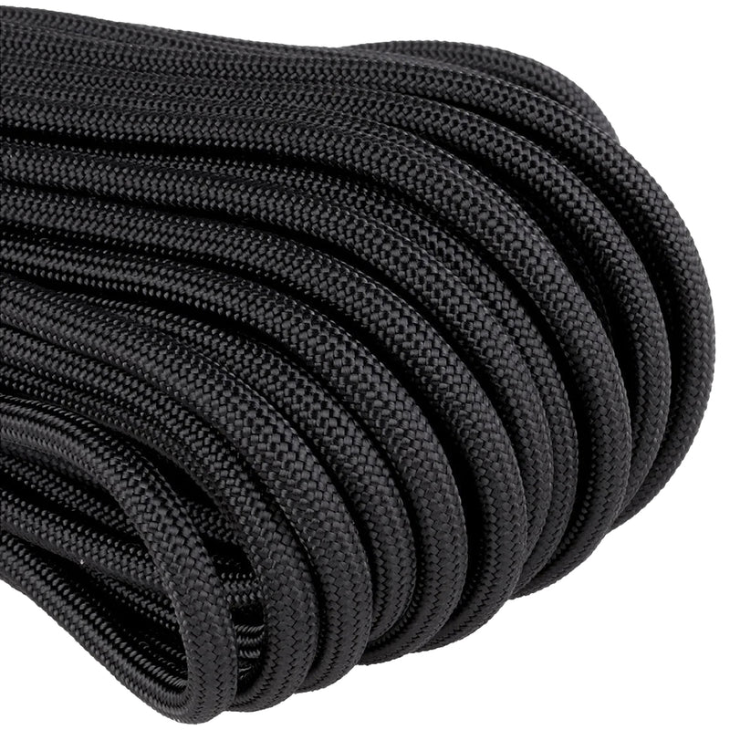 750 Paracord Black diag Closeup