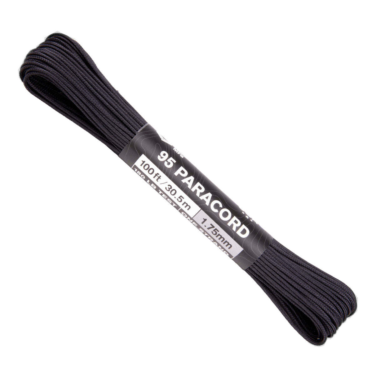Paracod Rope 95 Paracord - Black – Atwood Rope MFG