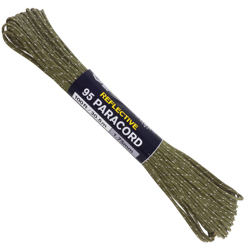 95 paracord olive drab reflective diag