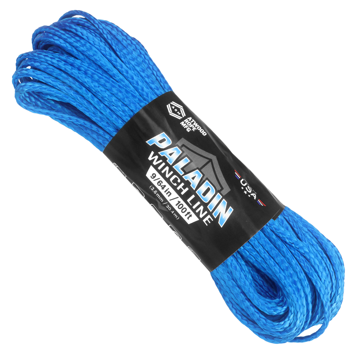 9 64 Paladin Winch Line Blue 100ft