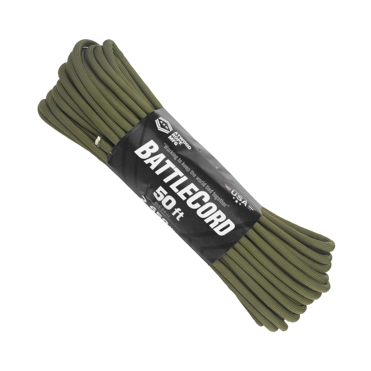 Battlecord Olive Drab 50ft Web Ready