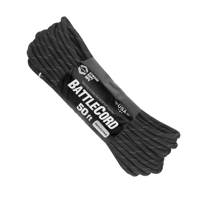 Battlecord Reflective Black 50ft Web Ready