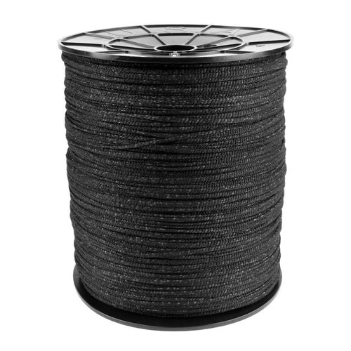 Face mask elastic Black 2000ft Spool