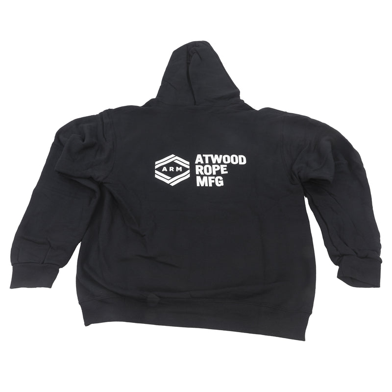 Black ARM hoodie back