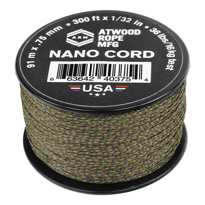 Brush Camo Nano Cord 300ft Web Ready