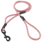 3 8 Control Leash Red & White Ripples