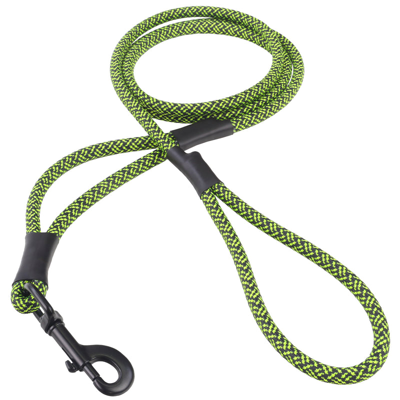 Reflective Rope Leash - Original Colors - Green