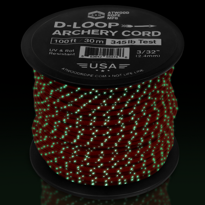 D Loop Red with Glow Tracer Glow in the Dark Web Ready