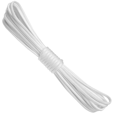 Dyna X Paracord 25ft White Web Ready
