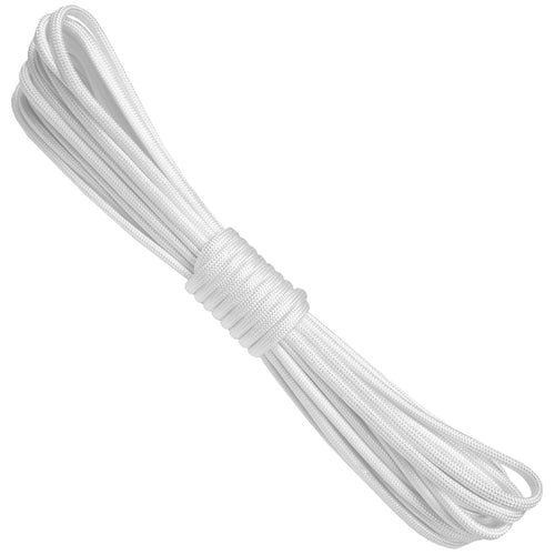 Dyna X Paracord 25ft White Web Ready