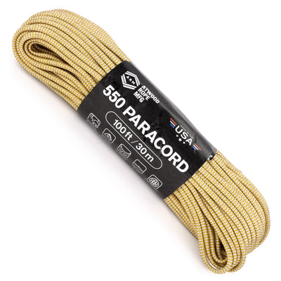 Gold White Metallic Paracord