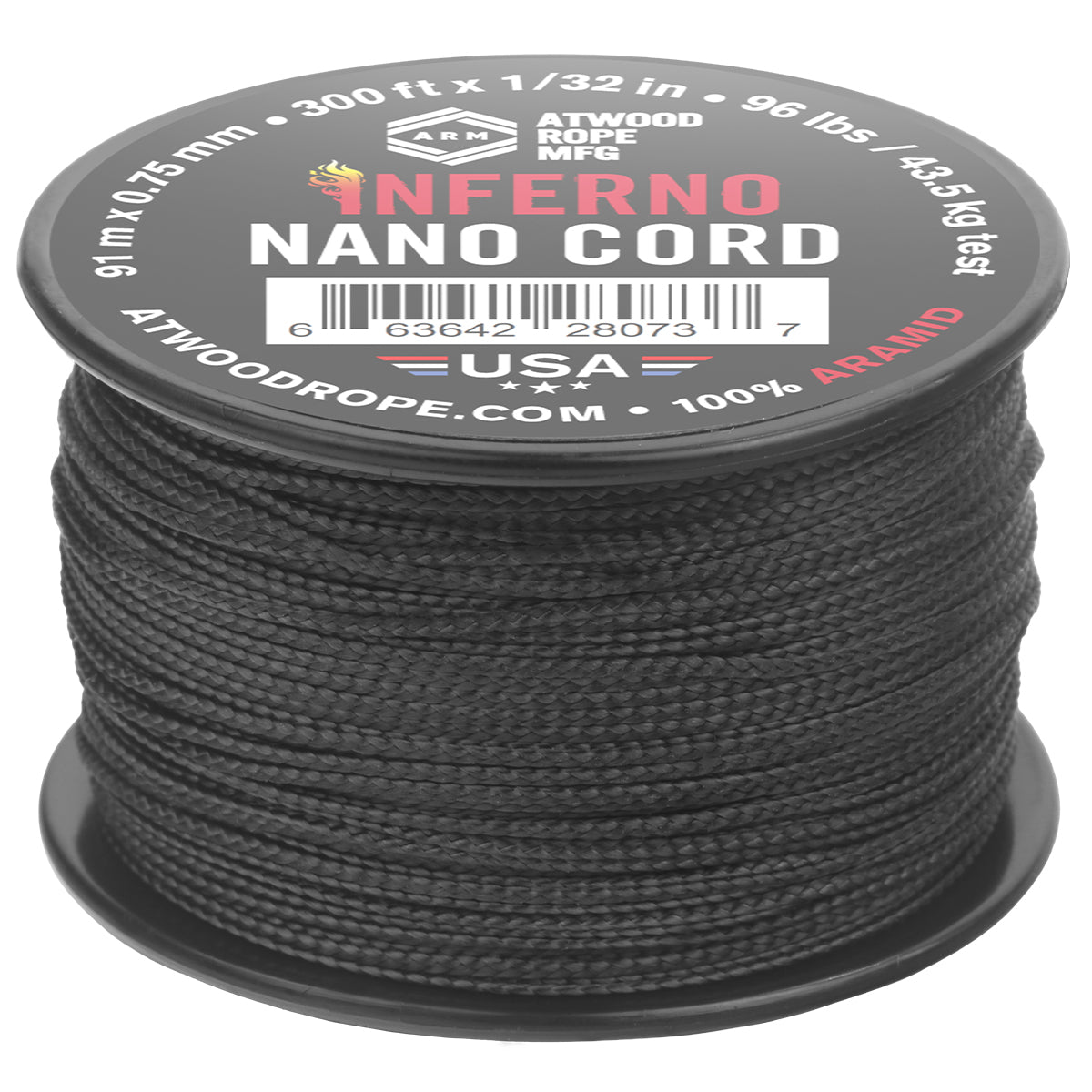 Linka Atwood Rope MFG Nano Cord czarna 0,75 mm x 91 m - 5908218771192 - 12491591906 Linka Atwood Rope MFG Nano Cord czarna 0,75 mm x 91 m - 5908218771192 - 12491591906