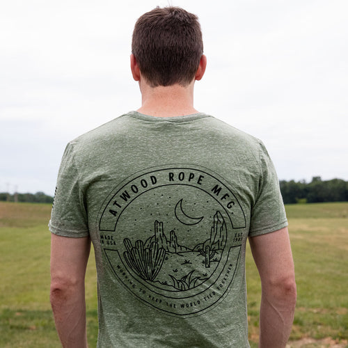 arm desert military green t shirt