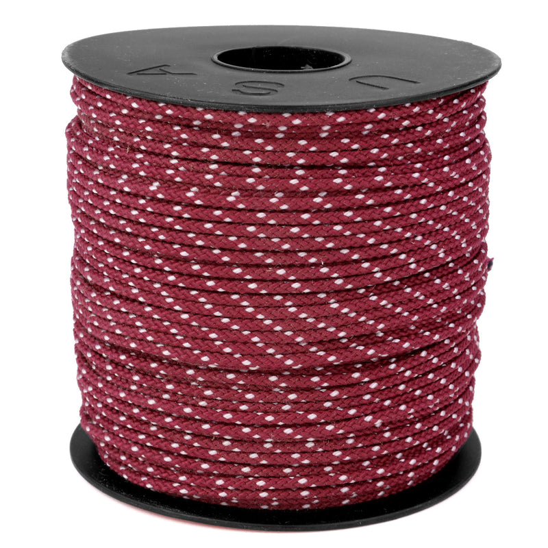 1 16 maroon w white tracer spool