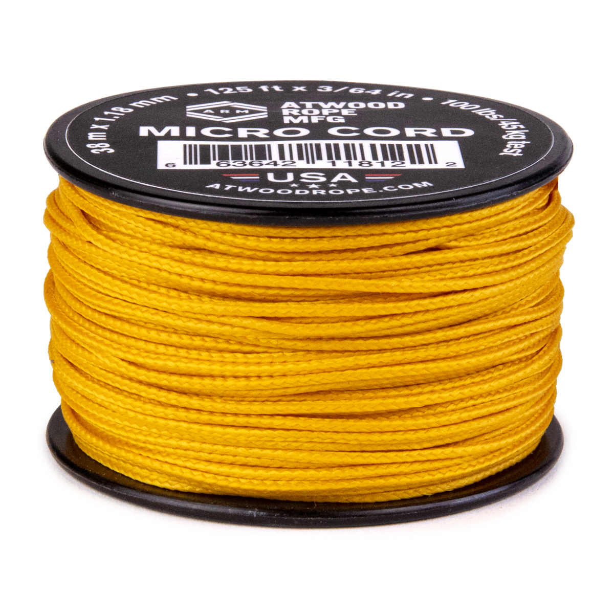 Aircord Rope Rope 1.18mm Micro Cord - Air Force Gold – Atwood Rope MFG