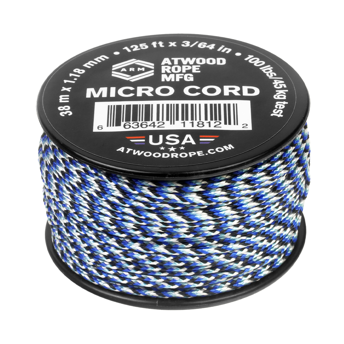 Micro Cord Ultra Ultramarine Blue Snake 100ft