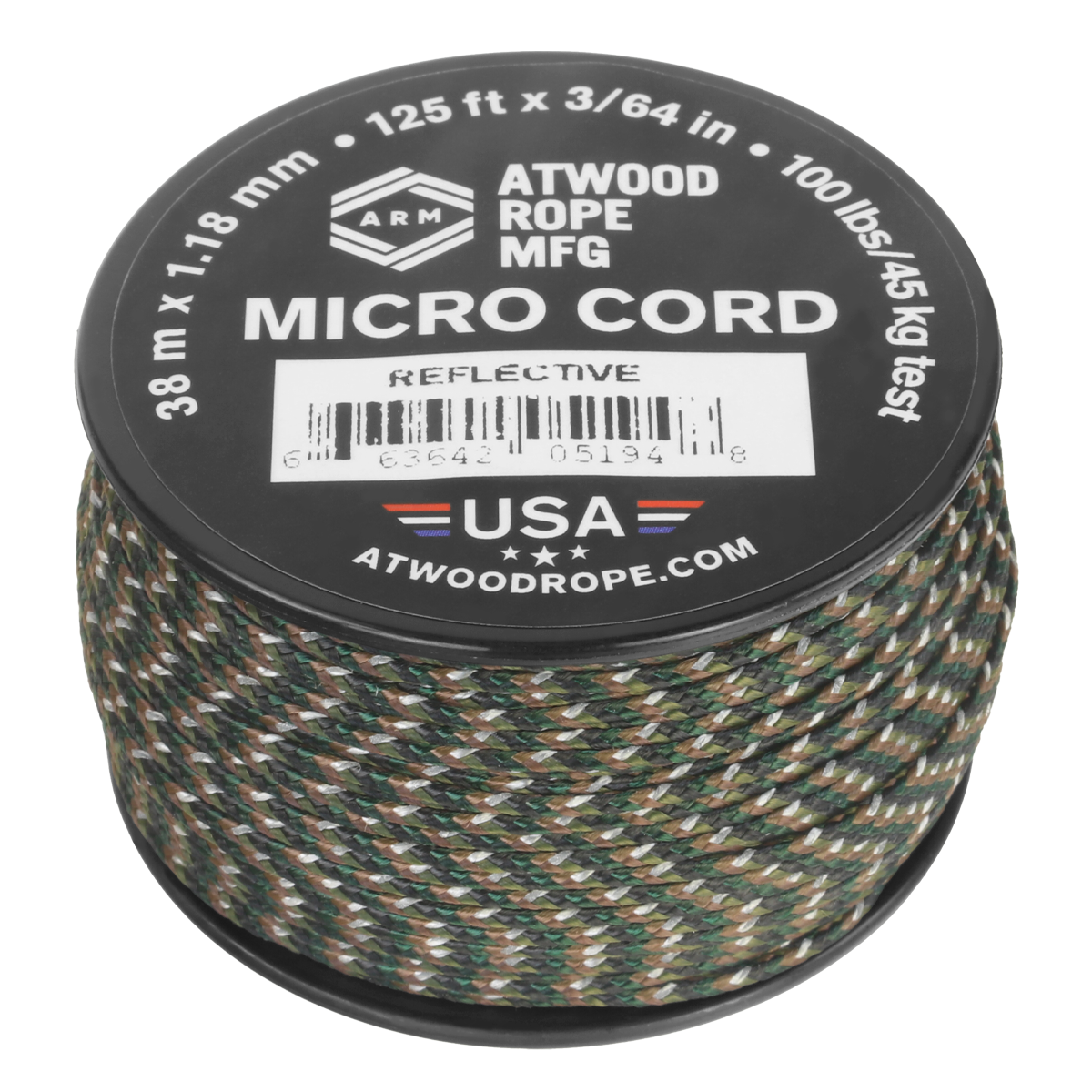 Micro Cord Reflective Woodland
