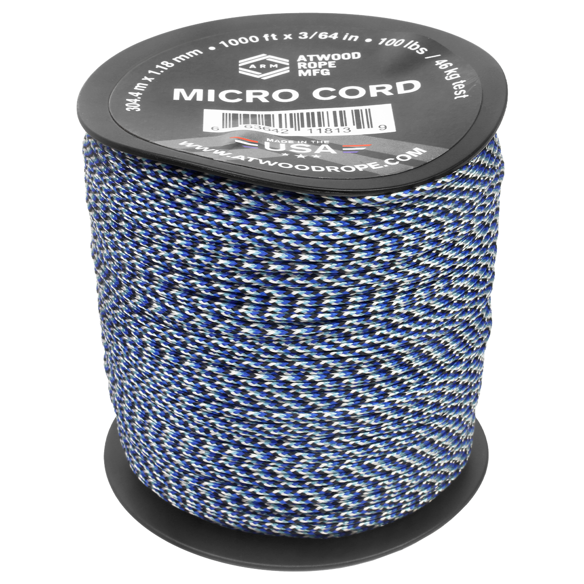 Micro Cord Ultra Blue Snake 1000ft