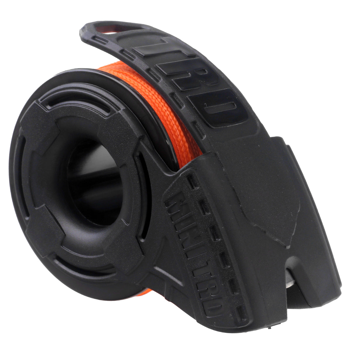 Mini TRD black with loaded Neon Orange Spool
