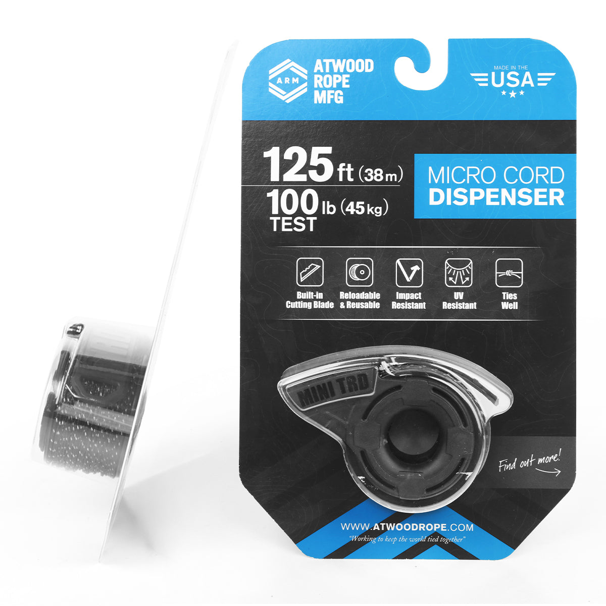 【ジャンク品】ドロップボード mini Atwood Rope Micro Cord Dispenser | Order a Mini TRD Micro Cord