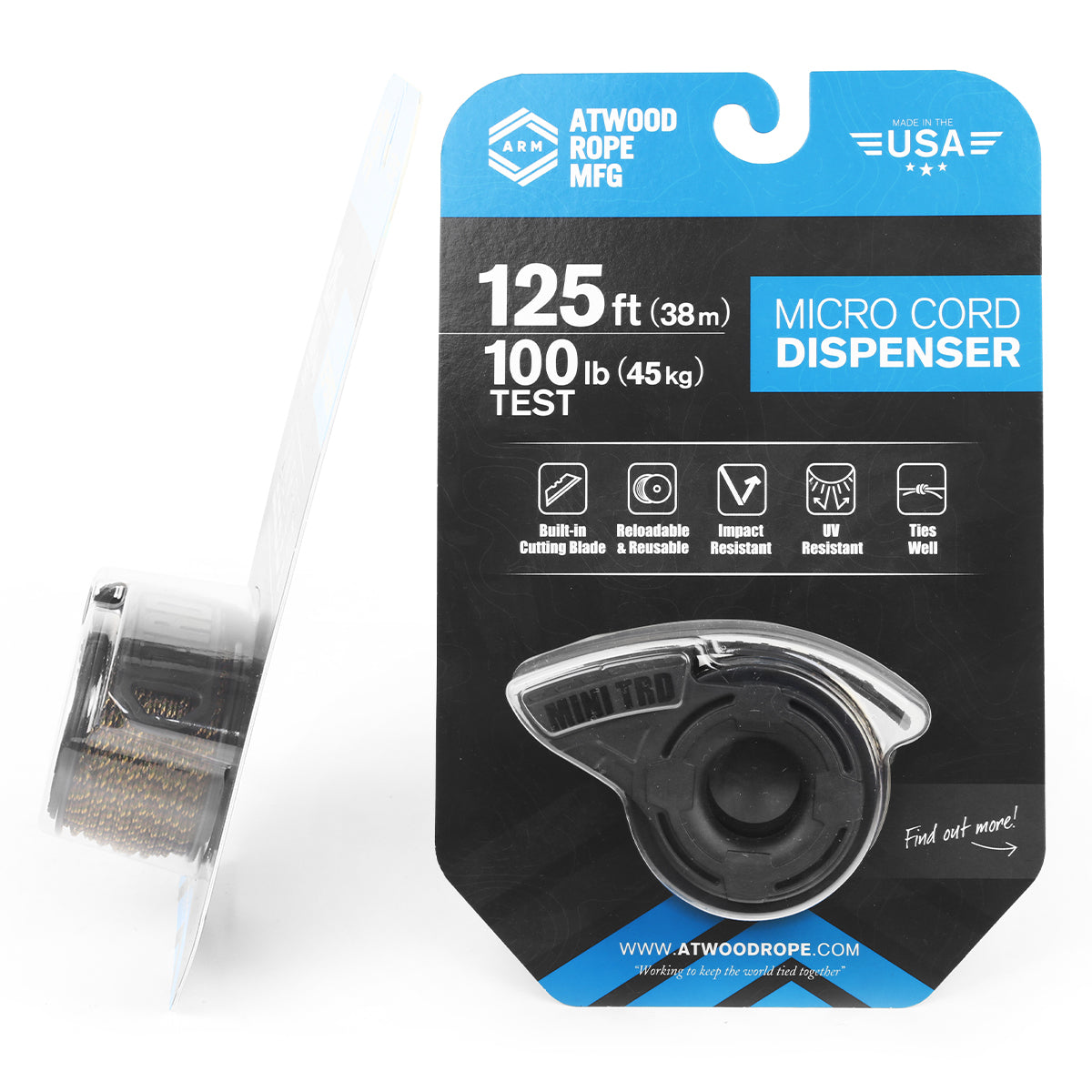 Atwood Rope Micro Cord Dispenser | Order a Mini TRD Micro Cord