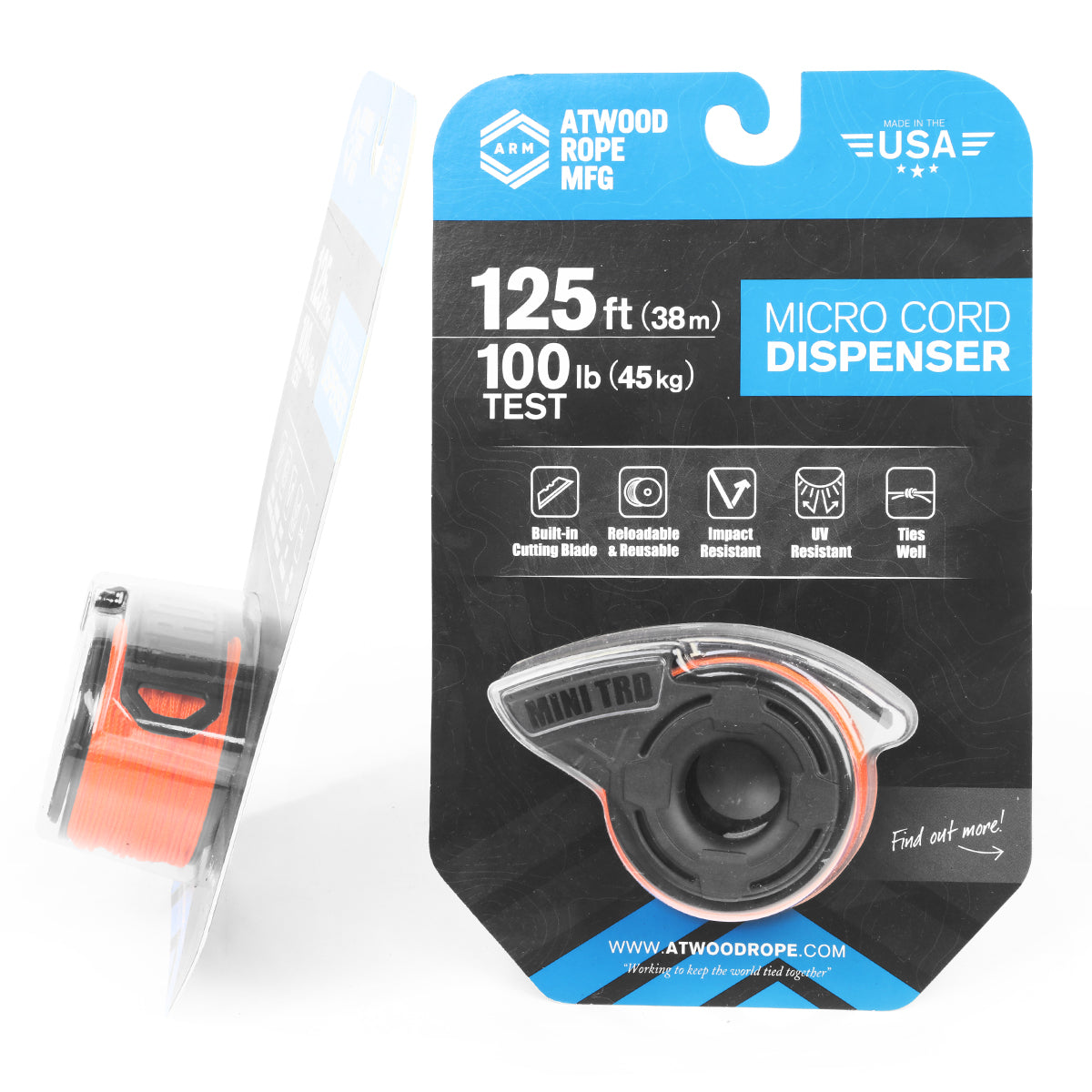 Atwood Rope Micro Cord Dispenser | Order a Mini TRD Micro Cord