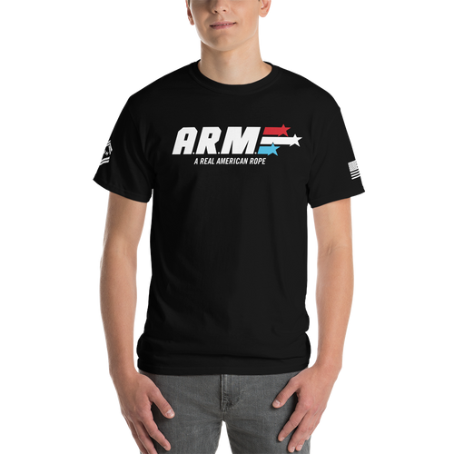 ARM GI Black T-Shirt Model Front