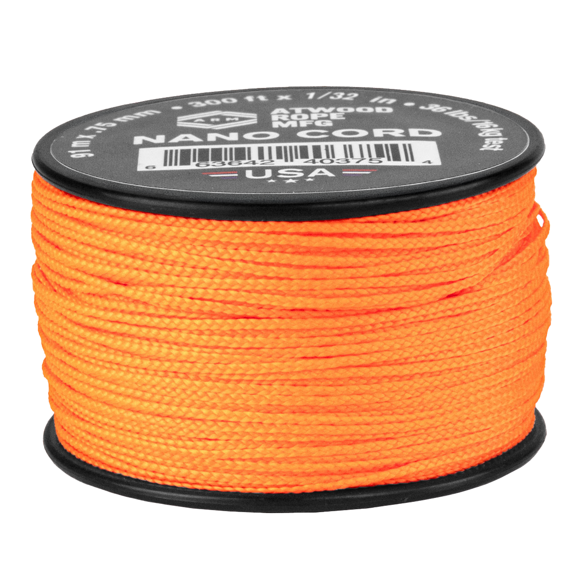 Neon Orange Nano Cord Web Ready