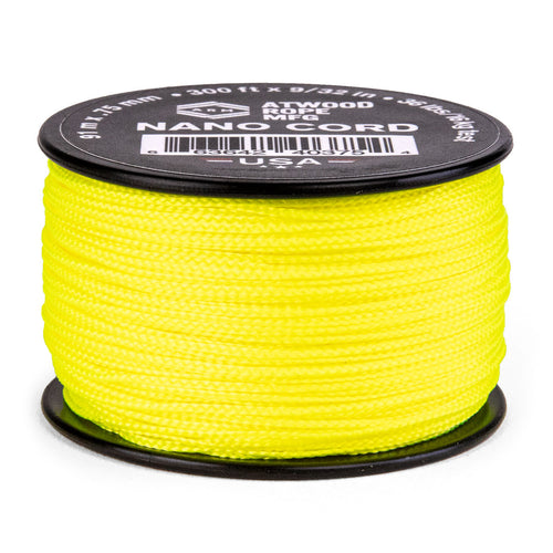 Nano Cord Paracord .75mm x 300' Glow in the Dark by Jig Pro Shop