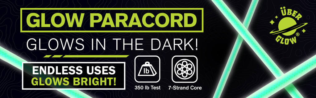 glow paracord desktop banner glows in the dark endless uses glows bright uber glow