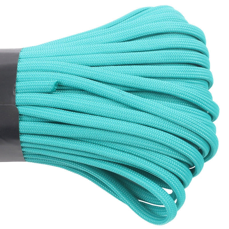 paracord Teal Coreless closeup