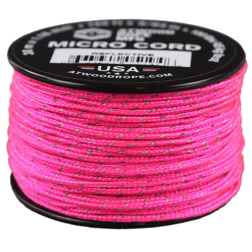  micro cord pink micro reflective 1.18mm