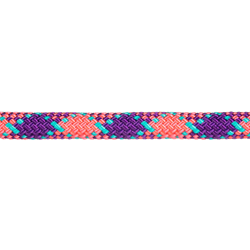 Double Dutch Jump Rope Pink & Purple Check w/ Teal Tracer Super Close