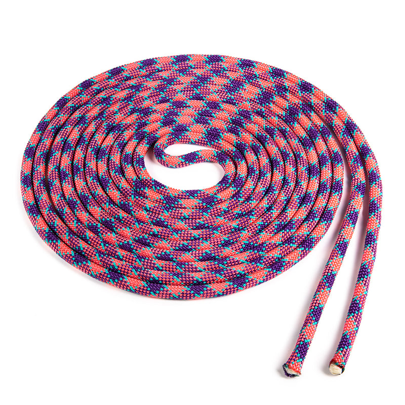 Double Dutch Jump Rope Pink & Purple Check w/ Teal Tracer