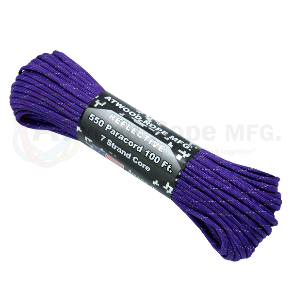 550 paracord reflective purple