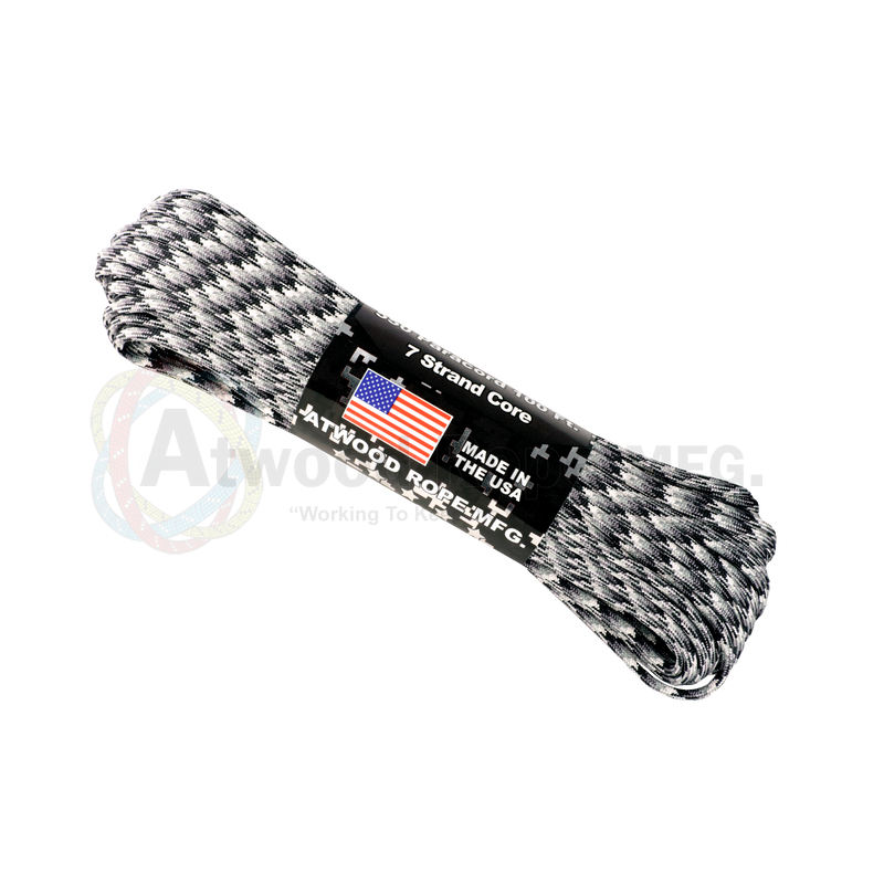 550 x 25ft 50ft 100ft paracord reflective urban camo