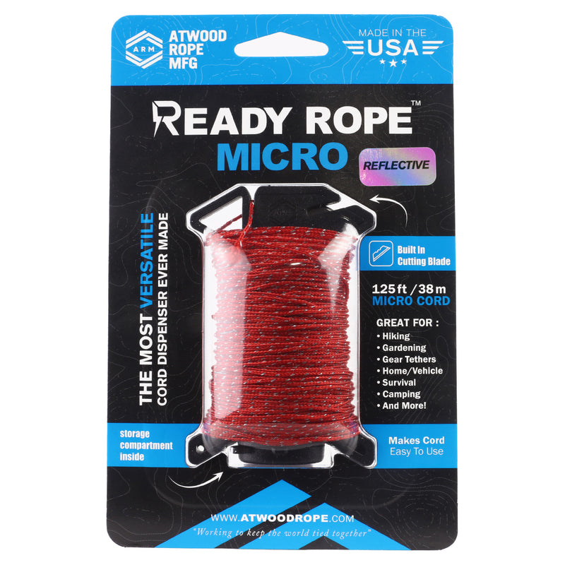 Atwood Rope Mfg. Atwood Rope Micro Cord Paracord 1.18mm (3/64) x 125ft Spool USA Made, Coyote Brown