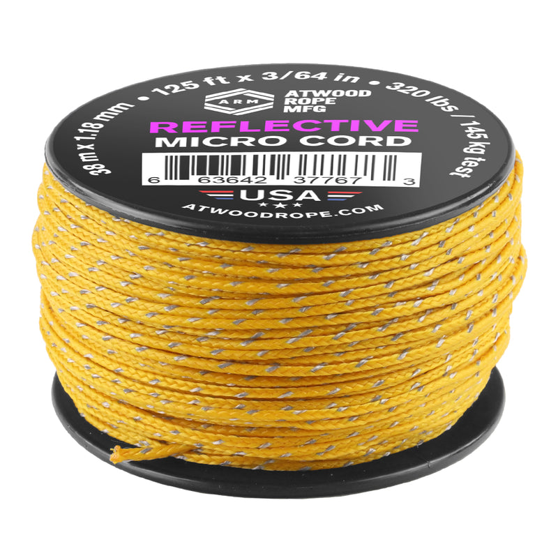 Reflective Micro Cord Air Force Gold