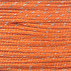 Reflective Micro Cord Burnt Orange Closeup