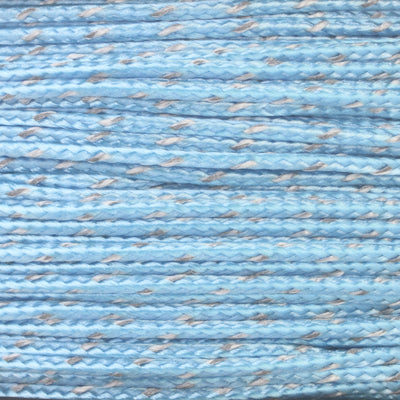 Reflective Micro Cord 125ft Carolina Blue Closeup