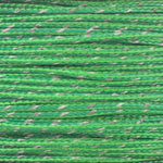Reflective Micro Cord Green 125ft Closeup