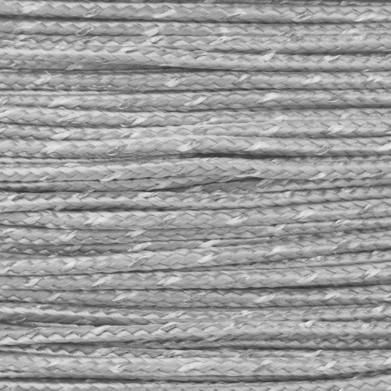 Reflective Micro Cord grey 125ft Closeup