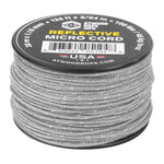 Reflective Micro Cord grey 125ft