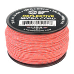 Reflective Micro Cord Pink 125ft