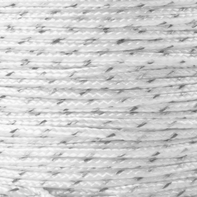 Micro Cord Reflective White Closeup