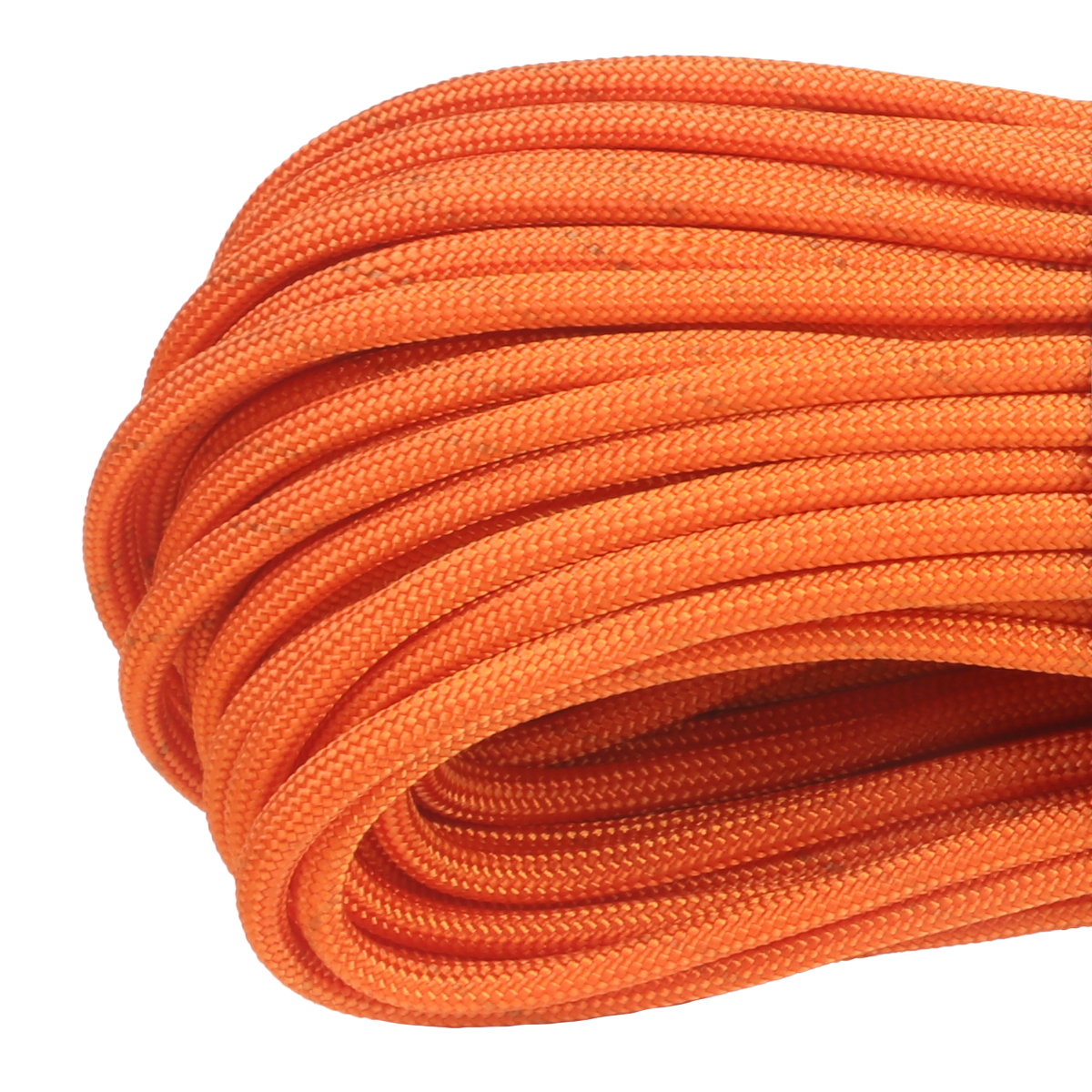 Stained Burnt Orange Paracord Closeup Web Ready