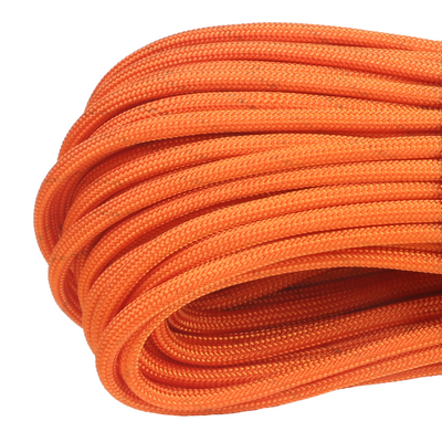 Stained Burnt Orange Paracord Closeup Web Ready